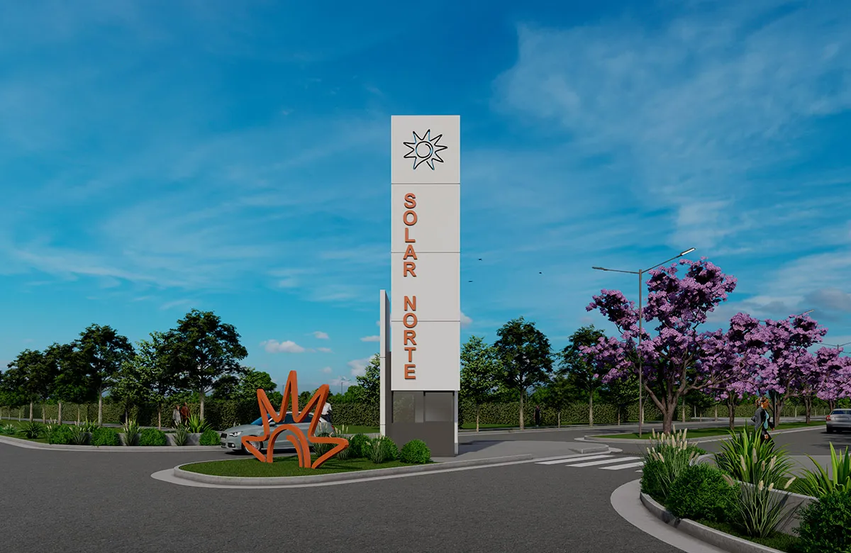 Interior moderno en Solar Norte